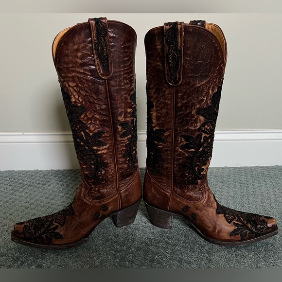 Old Gringo 9 B Nicolette Brass L2310-2 Western Cowboy Cowgirl Boots Valentines - Picture 6 of 14